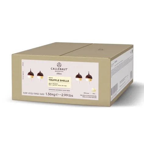 Callebaut White Chocolate Truffle Shells